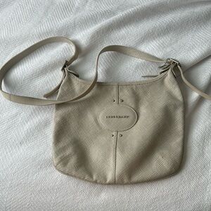 Longchamp Quadri cream crossbody bag